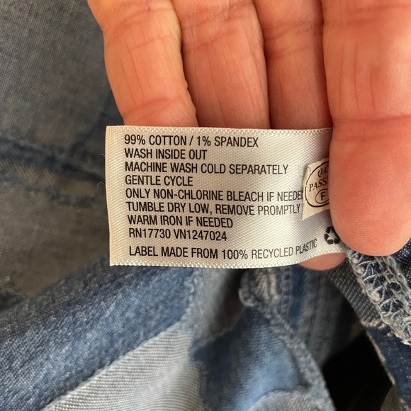 Wild Fable Patchwork Denim Dress Womens Size M Blue Strapless Mini Raw Hem - Picture 5 of 9